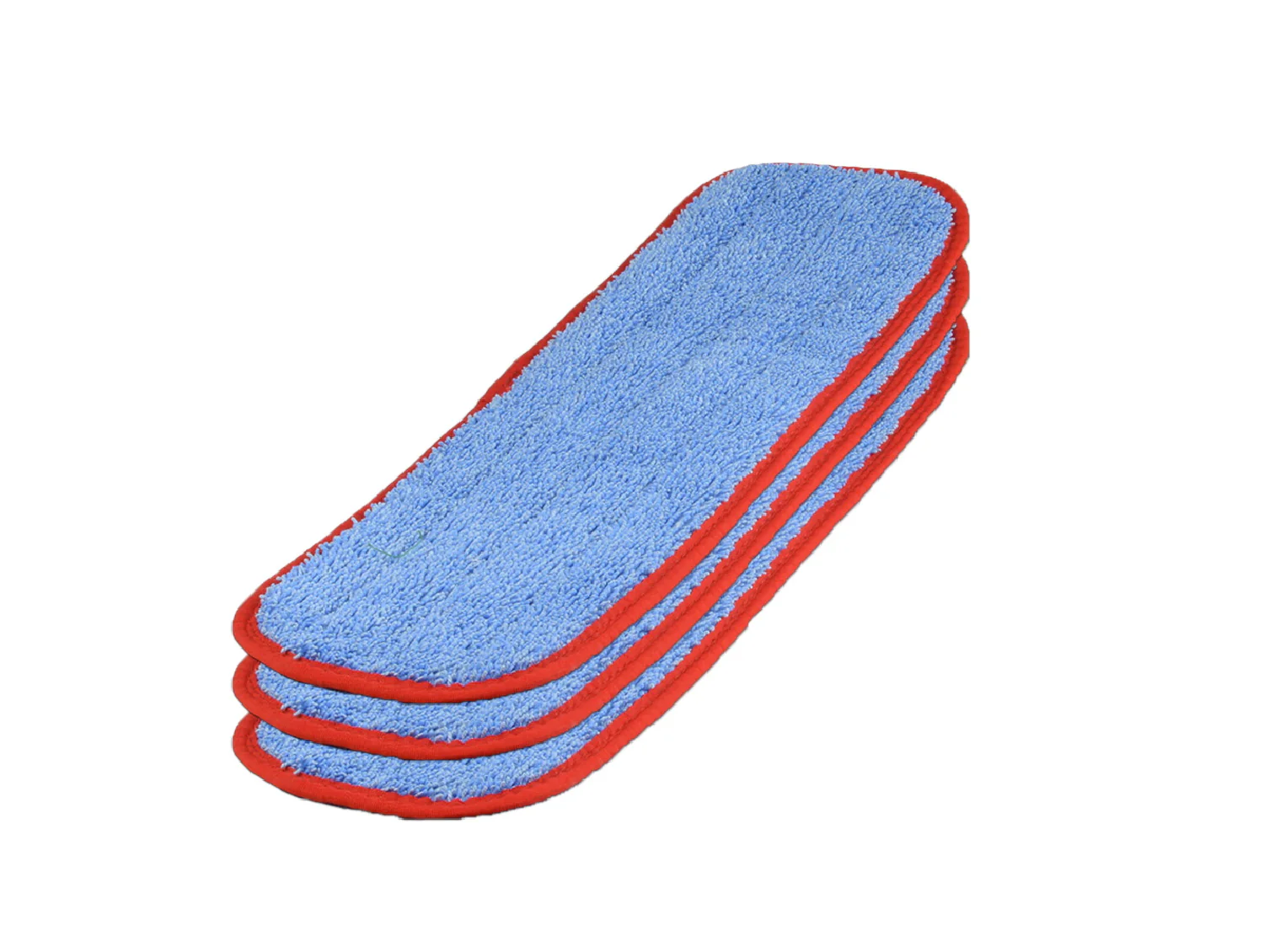 18" Color-Coded Microfiber Wet Mop Pads - Pack of 3