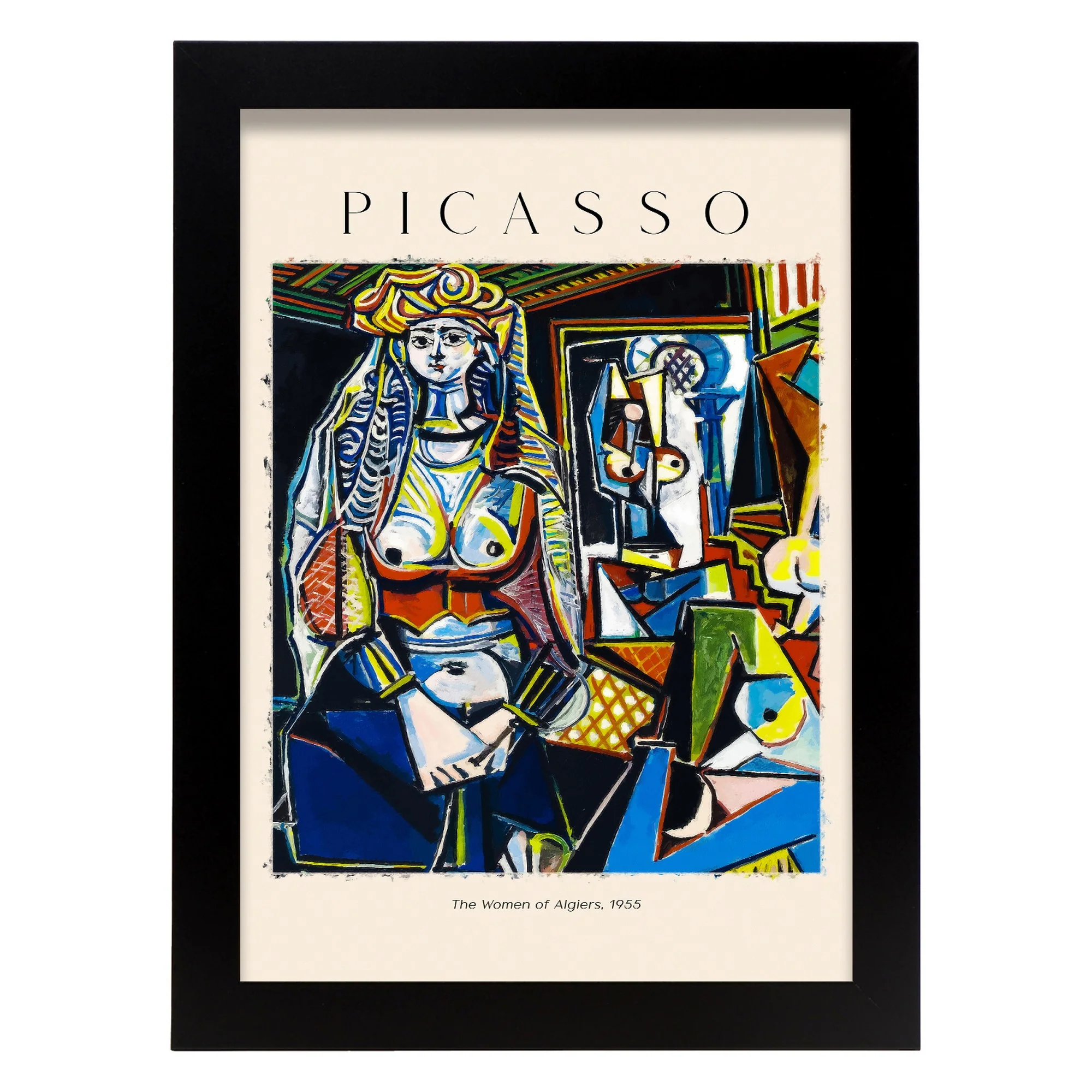 Lámina decorativa Mujeres de Argel inspirada en Picasso - Imagen 4