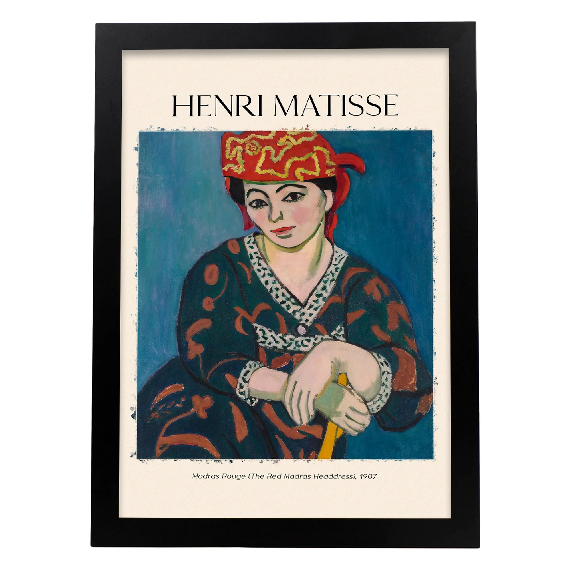 Lámina Madras Rouge inspirada en Henri Matisse - Imagen 8