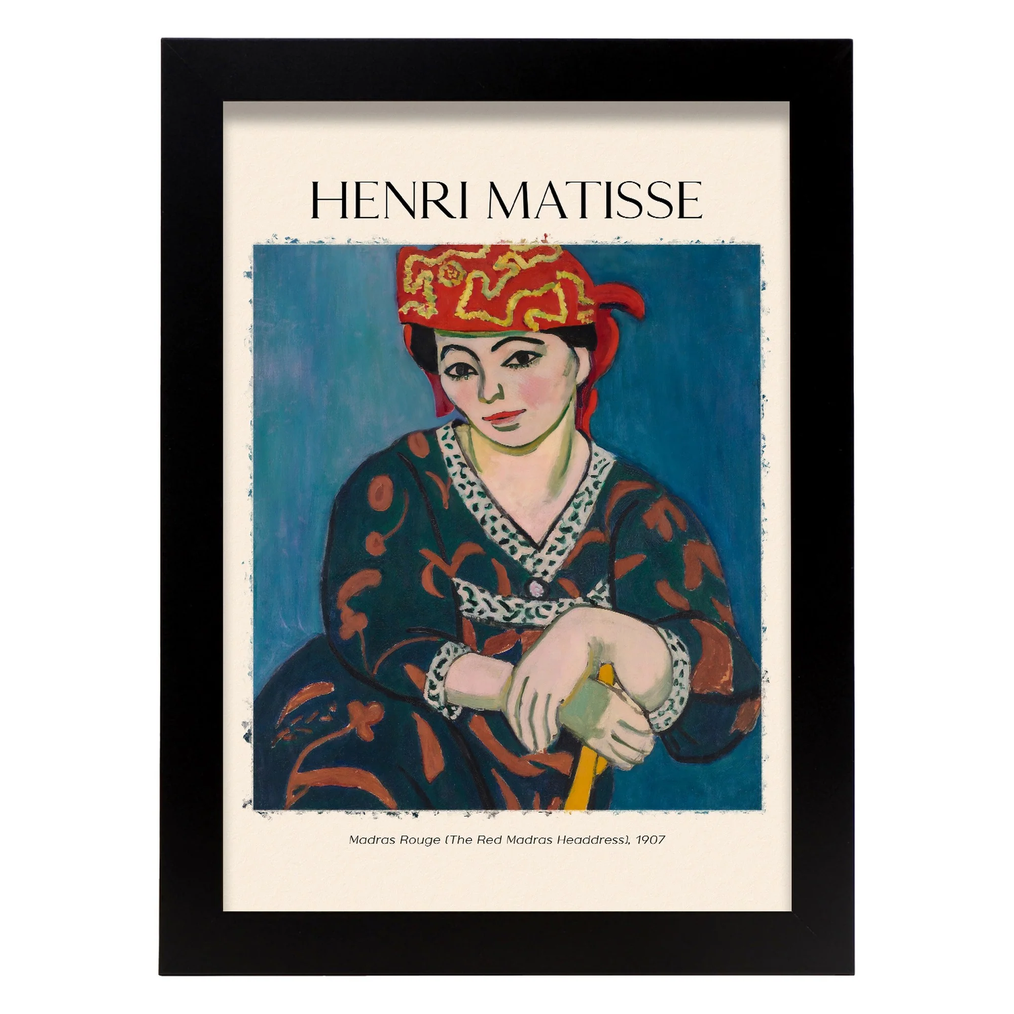 Lámina Madras Rouge inspirada en Henri Matisse - Imagen 4