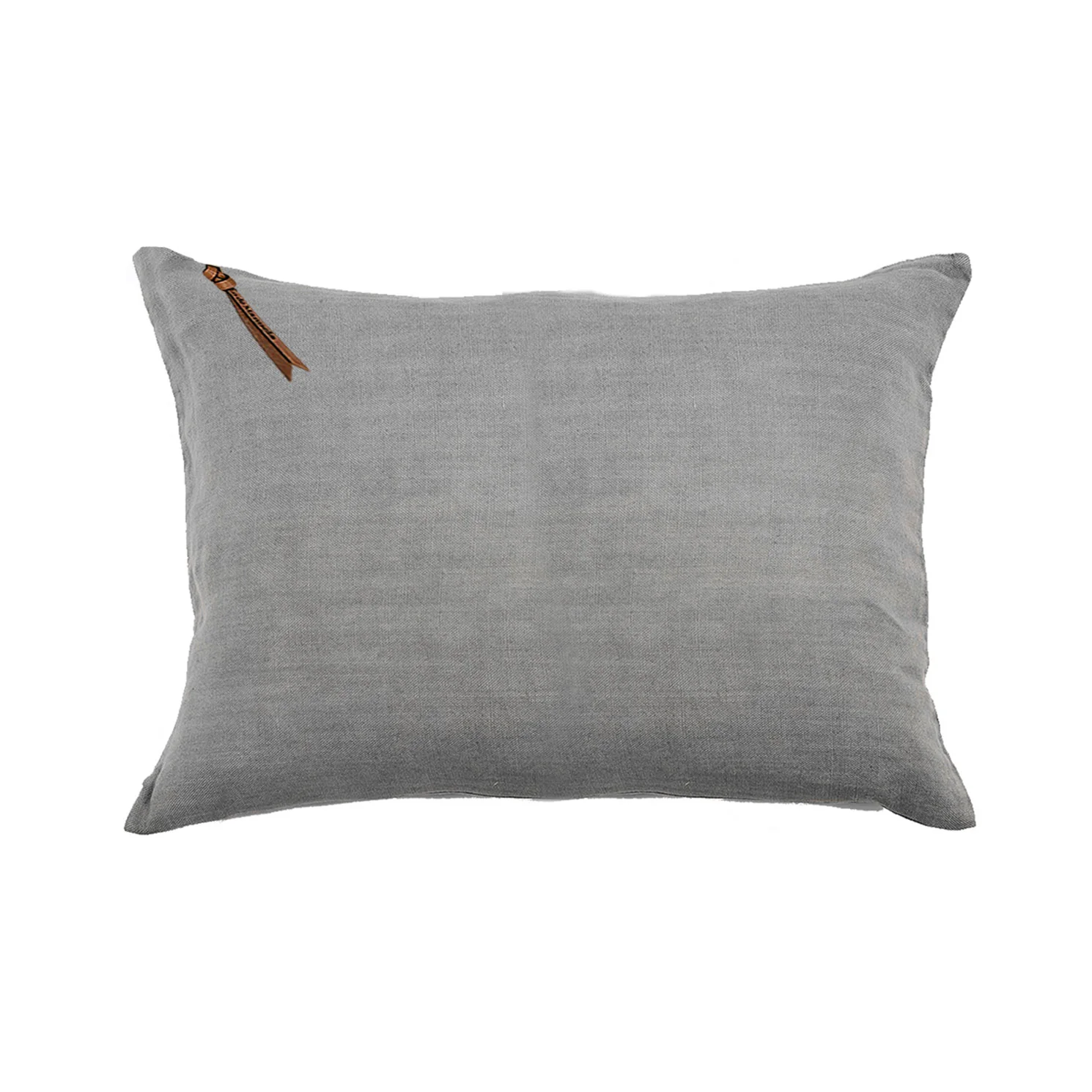 Funda De Cojín · Puro Lino Lavado · Gris