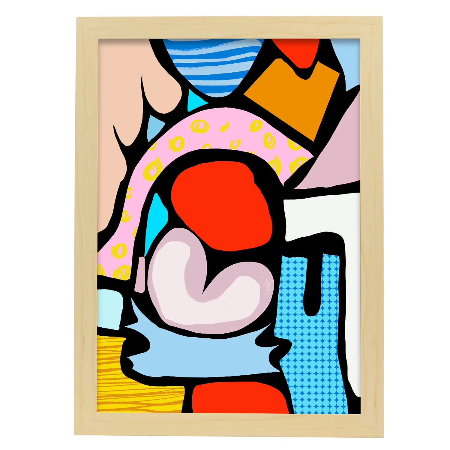 Nacnic Lámina de Arte Moteado Abstracto - Imagen 7
