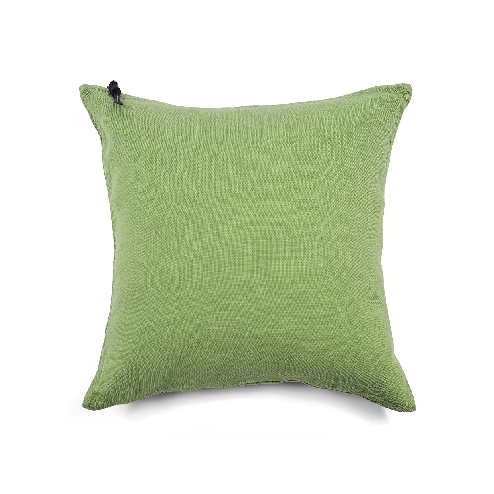 Funda De Cojín · Puro Lino Lavado · Verde
