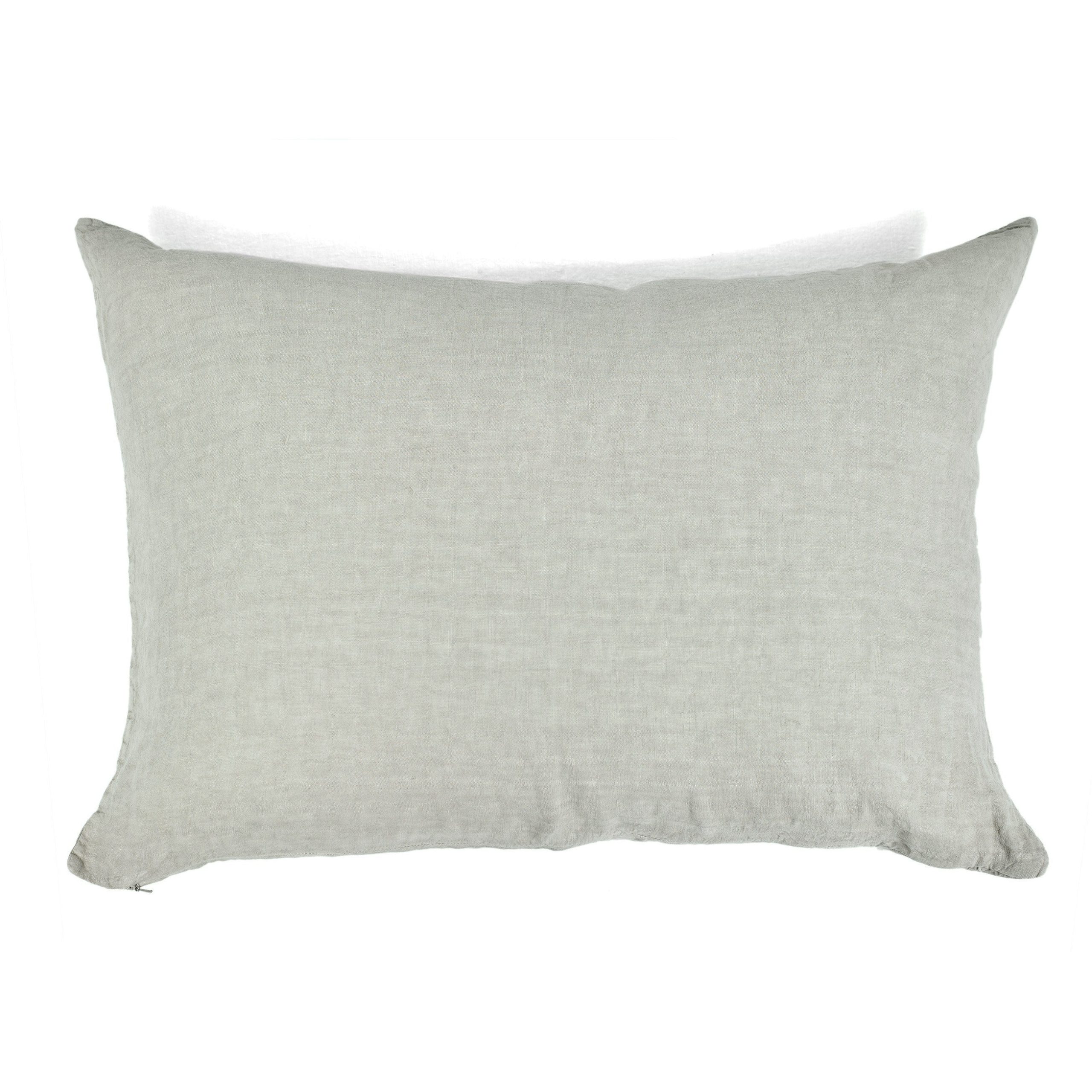 Funda De Almohada · Puro Lino Lavado · Color Caqui - Imagen 2