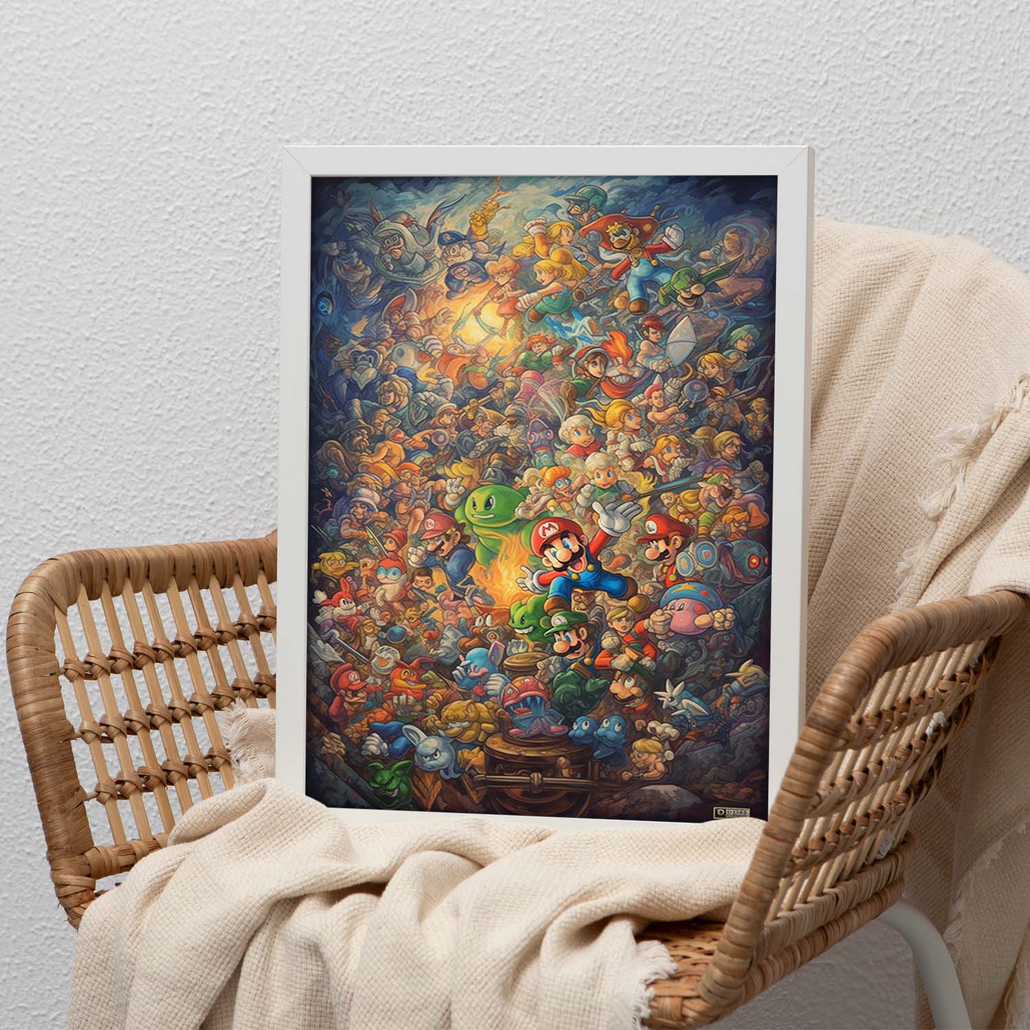 Póster de Pintura al Óleo con Compi - Imagen 5