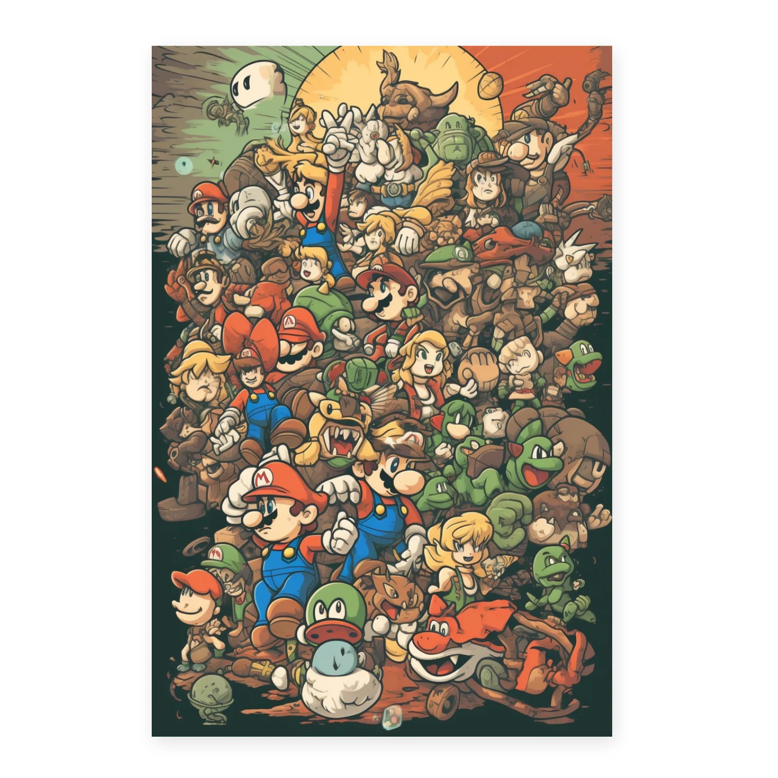 Póster de Personajes de Videojuegos Famosos - Imagen 4